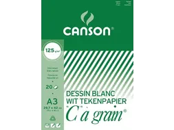 Canson wit Tekenpapier Grain A3 125 Gram