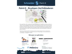 Workshop Herfstblad Schneider incl. toebehoren NL