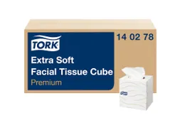 Tork 140278 Facial Tissues Kubus Extra Soft Premium 2-laags 100 vel