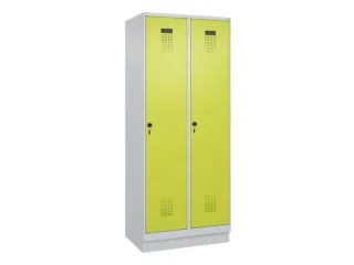 locker,HxBxD 1950x800x500mm,2vak,vak B 400mm,draaigrendel,sokkel - 3