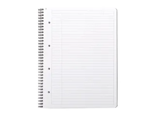 Notitieboek Rhodia Greenbook A4+ lijn 4-gaats 180 pagina's 90gr zwart - 4