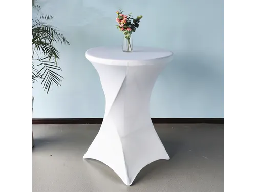 Tafelrok BRASQ voor statafel 80cm wit