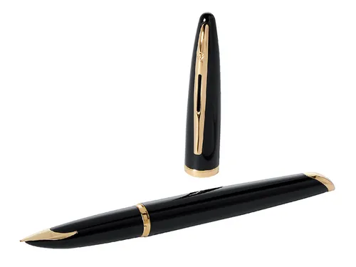 Vulpen Waterman Carene Black Sea lacquer GT Medium Blauwe inkt