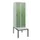 locker met bank,HxBxD 1950x600x815mm,2vak,vak B 300mm,draaigrendel
