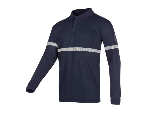 Sioen Bladel polo, marineblauw, maat S, per stuk