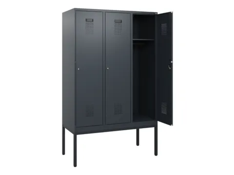 schoollocker,HxBxD 1950x1200x500mm,3vak,vak B 400mm,cil.-slot