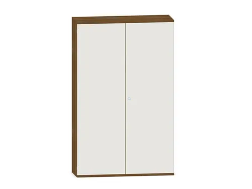 kantoorkast,HxBxD 1920x1200x430mm,decor romp noten,decor front wit