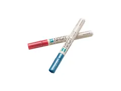 Marqueur craie Naga 2mm bleu/rouge métallique 2 pièces