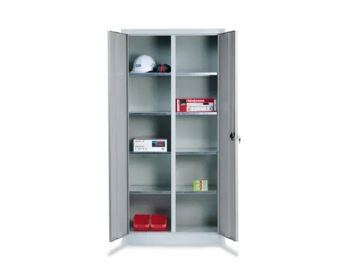 universele kast,RAL 7035,HxBxD 1950x1200x500mm,2x4legborden