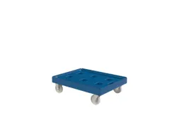 dolly,draagverm. 300kg,laadvl. LxB 814x612mm,platform doorbroken