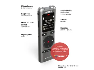 Digital voice recorder Philips DVT 2075 interviews - 7