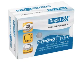 Nieten Rapid 21/4 gegalvaniseerd strong 5000 stuks - 2