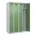 locker voor scheiding van kleding,HxBxD 1850x1200x500mm,4vak