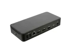 Targus DOCK460EUZ, Bedraad, USB4, 100 W, 3,5 mm, 2500 Mbit/s, Zwart