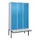 locker voor scheiding van kleding,HxBxD 2120x1200x815mm,3vak