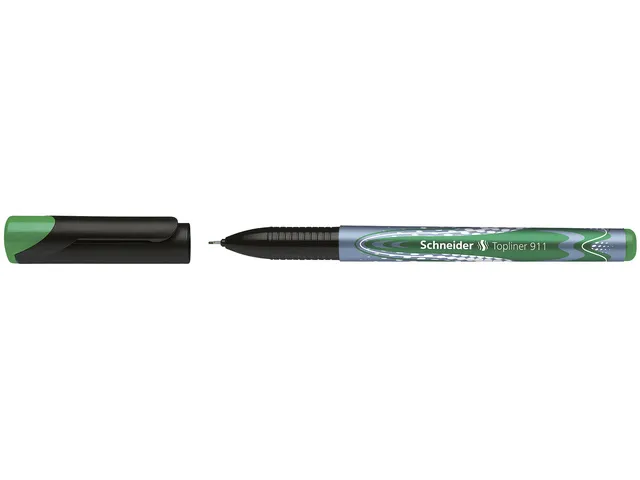 Fineliner Schneider Topliner 911 Navulbaar 0.4Mm Groen