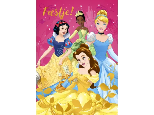Hallmark Uitnodigingen Disney Prinsessen kaart + envelop