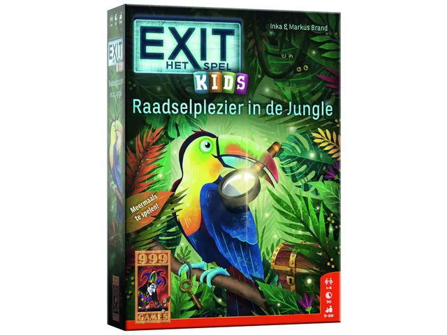 999Games EXIT Kids Raadselplezier in de jungle puzzelspel 5+