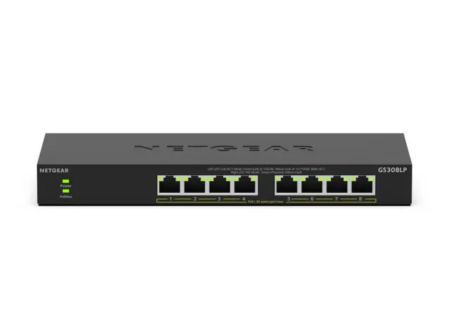 NETGEAR 8-poorts Gigabit Ethernet unmanaged PoE+ Essentials switch