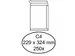 Enveloppe Hermes Ca 229x324mm Autocollant Blanc 250pcs