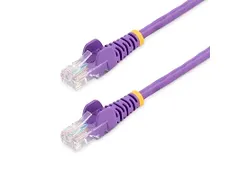 10m Cat5e patchkabel met snagless RJ45 connectors UTP paars