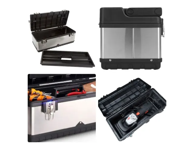 Gereedschapskoffer Roestvrij Staal 590x280x255mm 42 Liter