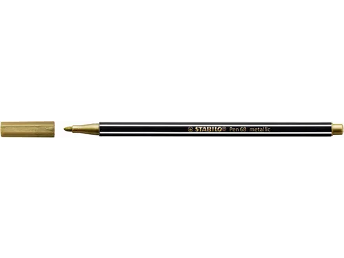 Viltstift STABILO Pen 68/810 medium metallic goud