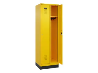 locker,HxBxD 1950x600x500mm,2vak,vak B 300mm,cil.-slot,sokkel - 2