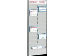 kantoorplanner,aanbouwmodule,20vakken,HxBxD 976x353x44mm