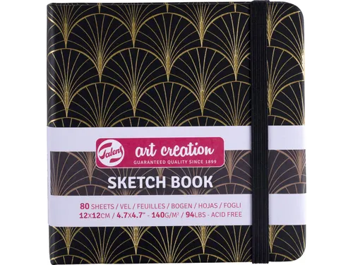 TAC schetsboek Art Deco 12x12cm