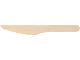 Papstar Mes Pure uit hout 16,5cm 250 stuks - 3