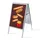 Stoepbord A1 complete set met print "Sandwichs En-cas Frites"