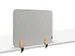 Séparateur de bureau Elements Acoustique 60x80cm Gris clair Pinces