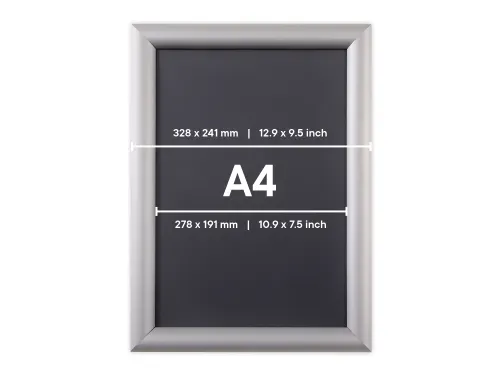 Kliklijst Europel Economy A4 zilver
