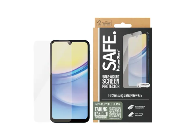PanzerGlass SAFE. by Screen Protector Samsung Galaxy A16 | A16 5G |