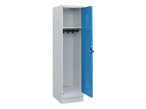 schoollocker,HxBxD 1630x400x500mm,1vak,vak B 400mm,draaigrendel,sokkel
