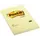 Memoblok Post-it 662 102x152mm ruit geel