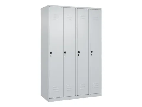 locker,HxBxD 1850x1200x500mm,4vak,vak B 300mm,draaigrendel