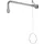 plensdouche,m. debietmeter,75l/min,aansluiting 3/4 inch binnen,RVS