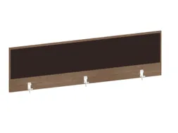 baliepaneel,v. bureau,aanbouw achter,B 1600mm,NT-cherry,BN2036-bruin