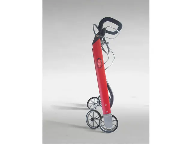 TrustCare Binnen Rollator Let's Go Indoor Opklapbaar Rood/Grafiet