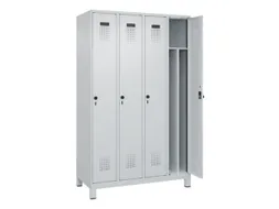 locker voor scheiding van kleding,HxBxD 1950x1200x500mm,4vak