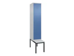locker voor scheiding van kleding,HxBxD 2120x400x815mm,1vak