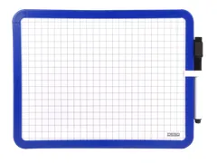 DESQ 4230 A4 Whiteboard 21x28cm magnetisch blanco/geruit