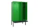 locker met bank,voor scheiding van kleding,HxBxD 2120x1200x815mm,4vak