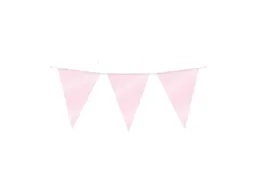 Party Flag Foil Baby Pink