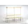 dubbele zitbank,HxLxD 1650x2000x725mm,houten lijst,frame staal RAL7035