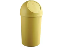afvalbak,45l,HxØ 700x403mm,romp PP geel,deksel PP geel