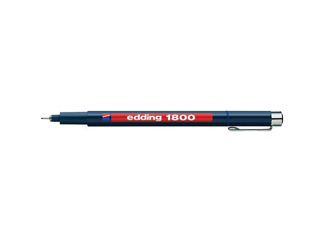 Edding e-1800 0.5mm profipen blauw | EddingMarker.nl