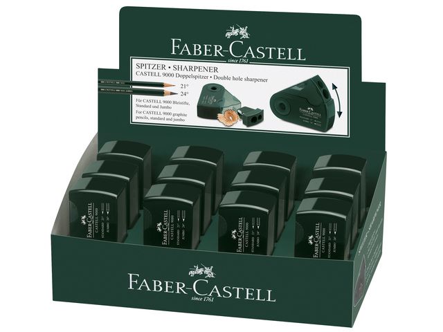 puntenslijper Faber-Castell "Sleeve" groen | FaberCastellShop.be